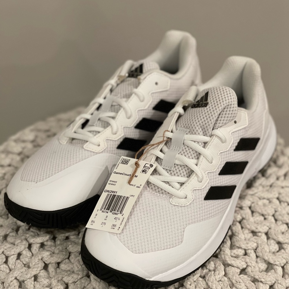 Adidas White and Black Sneakers